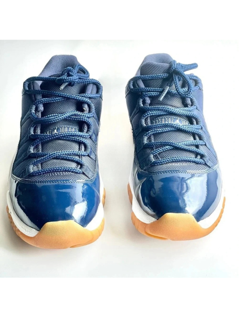 Jordan 11 Retro Low Navy Gum Bottom (528895-405) 2016 Men’s Sneakers sz 10.5